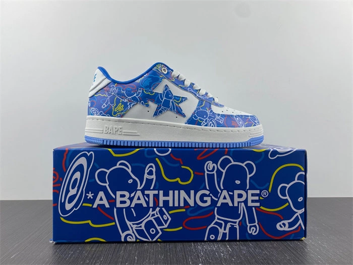 Modern A Bathing Ape Bape Sta Medicom Toy Bearbrick Camo Blue 5326