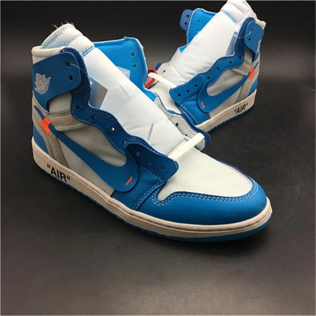 Versatile Jordan 1 Retro High Off-White University Blue AQ0818- 3573