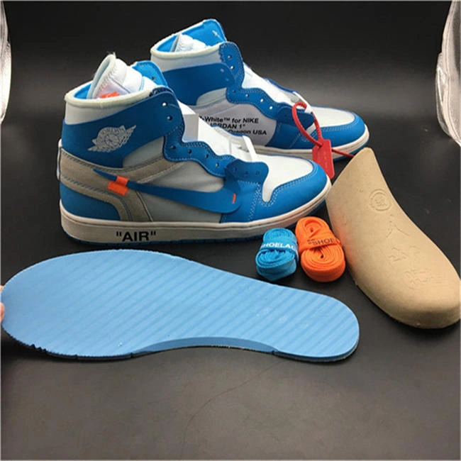 Versatile Jordan 1 Retro High Off-White University Blue AQ0818- 3573