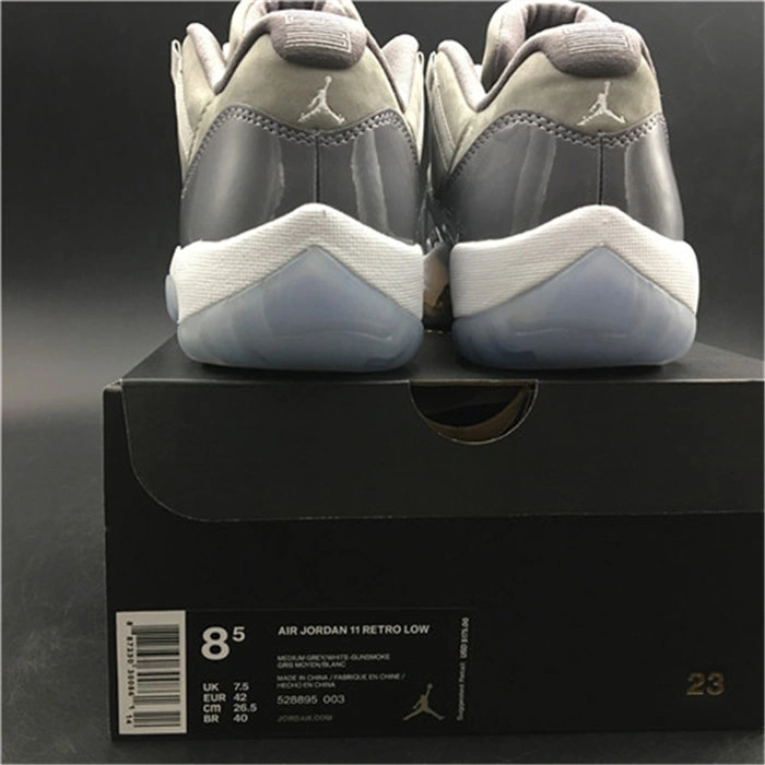 StreetReady Jordan 11 Retro Low Cool Grey 528895- 4077