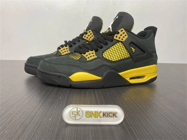 Upgraded Jordan 4 Retro Thunder DH6927- 3874