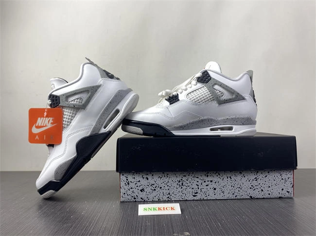 Jordan 4 Retro White Cement 840606- Original 3885