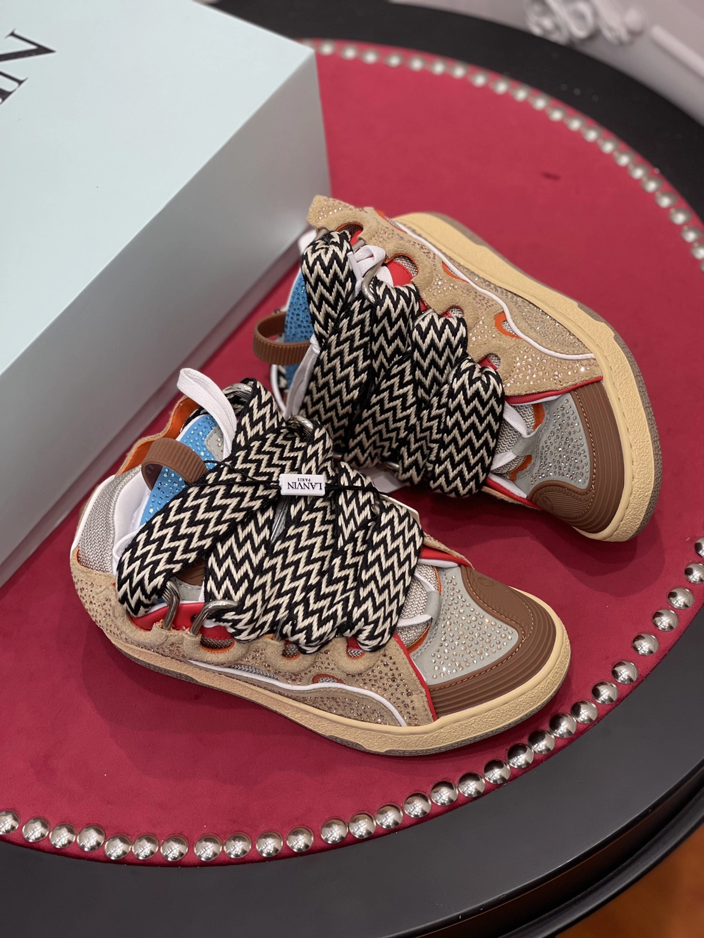 Sporty Lanvon Leather Curb FM-SKRK11-STRA-H 834