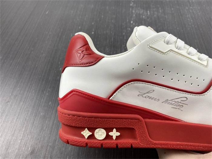 Luis Vitton Trainer White Red Signature 1AAGZO TimelessDesign 1705