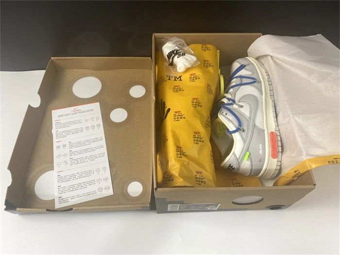 Durable Nike Dunk Low Off-White Lot 10 DM1602- 4727