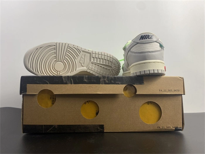 Practical Nike Dunk Low Off-White Lot 7 DM1602- 5068