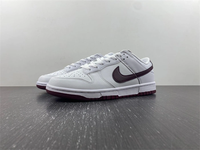 Contemporary Nike Dunk Low Retro White Night Maroon dv0831- 4600