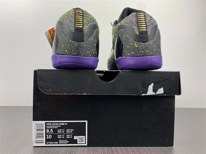 Supportive Nike Kobe 9 Low Mamba Moment 677992- 5018