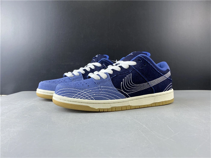 WeatherProof Nike SB Dunk Low Denim Sashiko CV0316- 4887