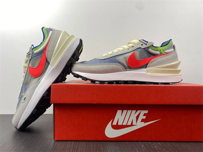 Nike Waffle One Coconut Milk Crimson Royal Lightweight 5223